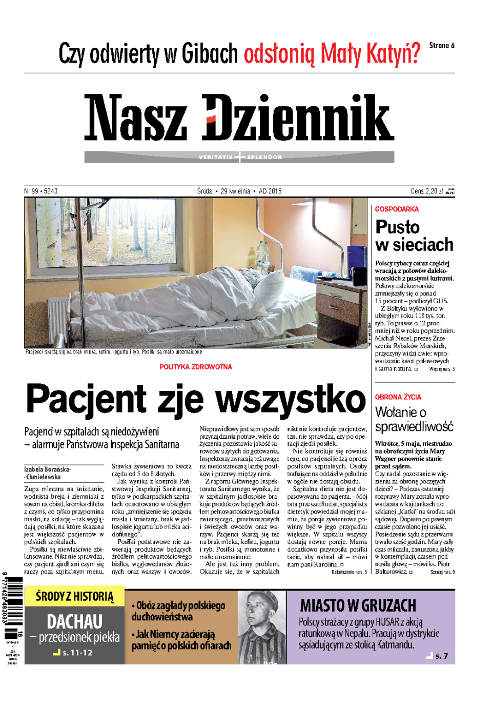 Nasz Dziennik z dnia 29.04.2015 wydanie PDF
