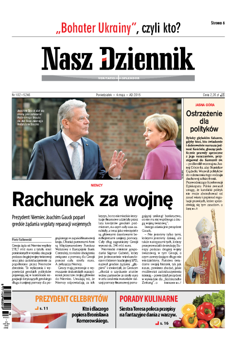 Nasz Dziennik z dnia 04.05.2015 wydanie PDF