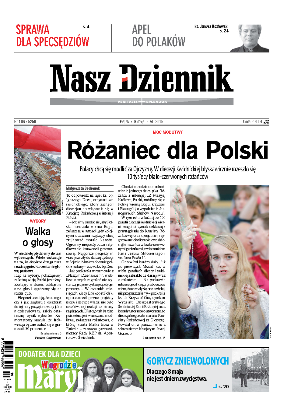 Nasz Dziennik z dnia 08.05.2015 wydanie PDF