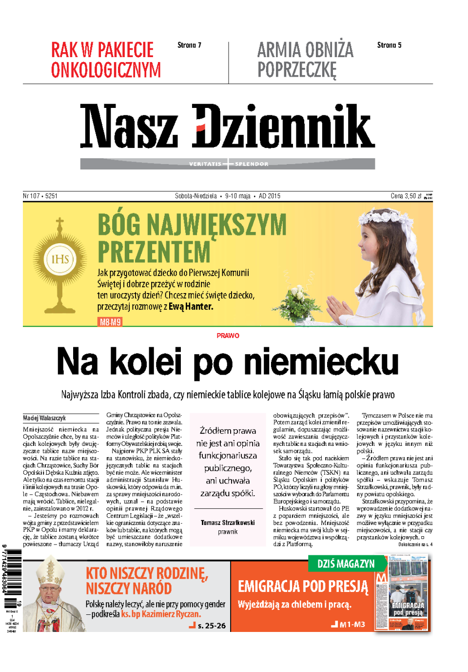 Nasz Dziennik z dnia 09.05.2015 wydanie PDF