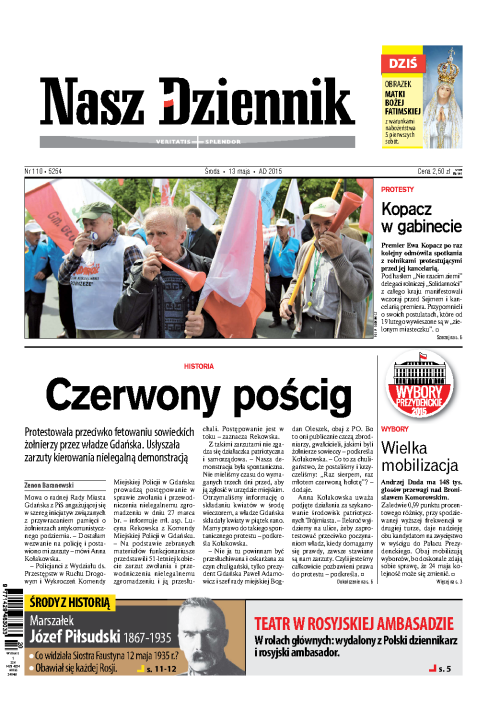 Nasz Dziennik z dnia 13.05.2015 wydanie PDF