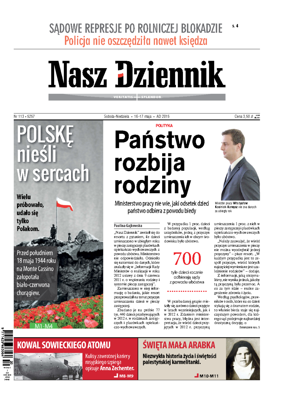 Nasz Dziennik z dnia 16.05.2015 wydanie PDF