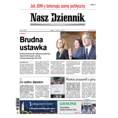 Nasz Dziennik z dnia 19.05.2015 wydanie PDF