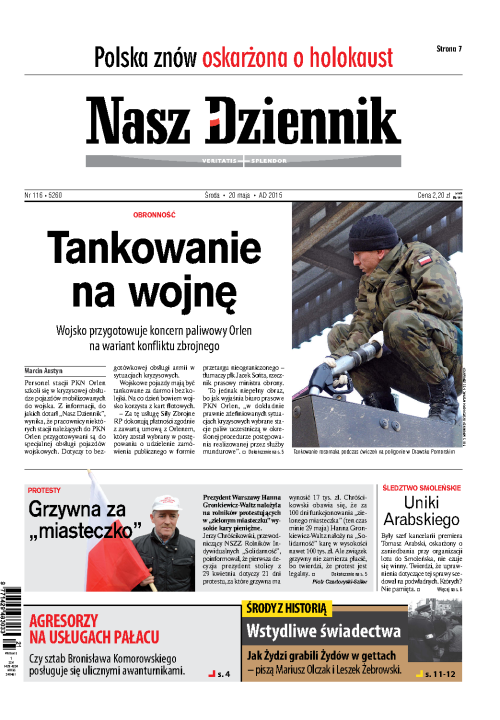 Nasz Dziennik z dnia 20.05.2015 wydanie PDF