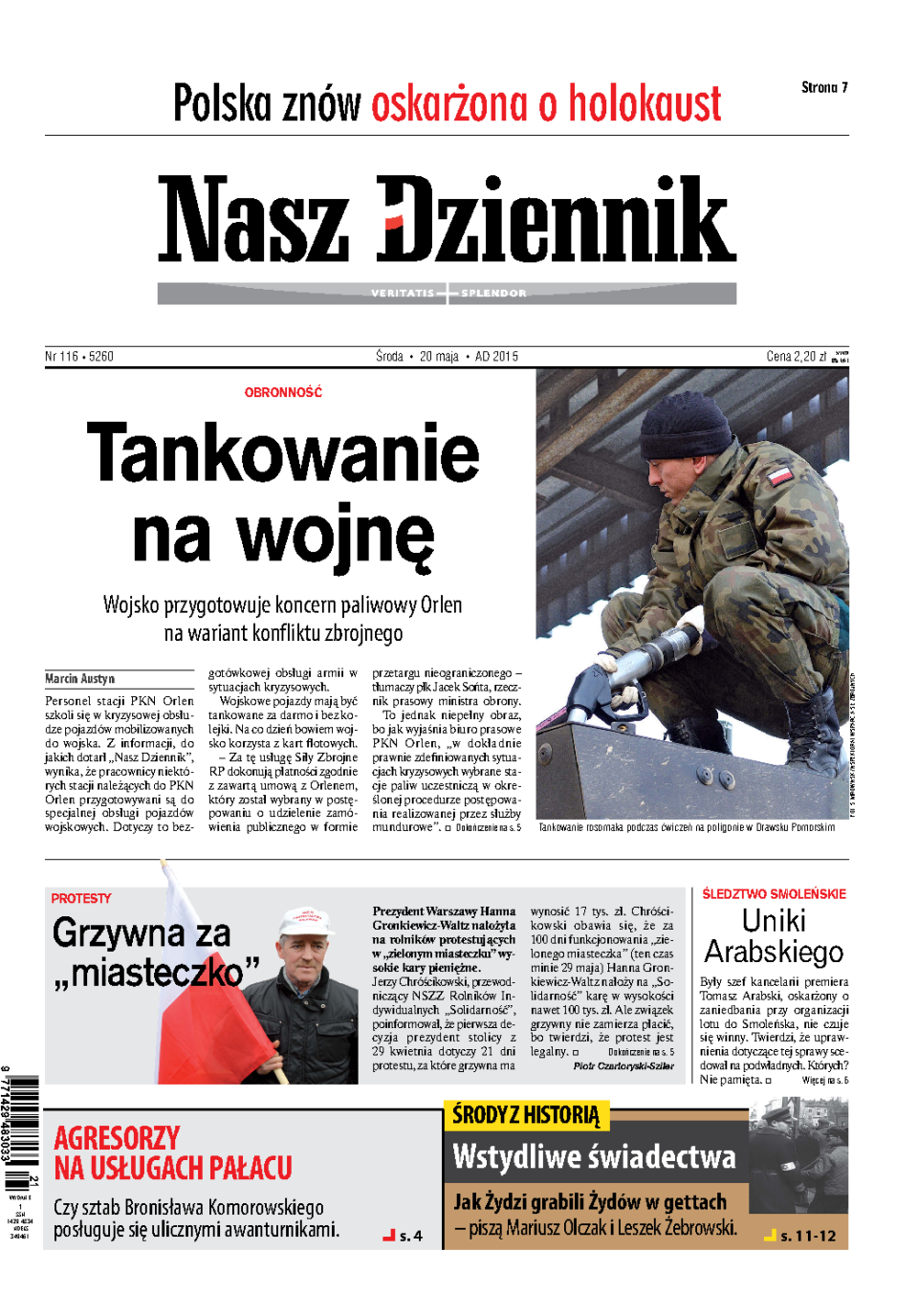 Nasz Dziennik z dnia 20.05.2015 wydanie PDF