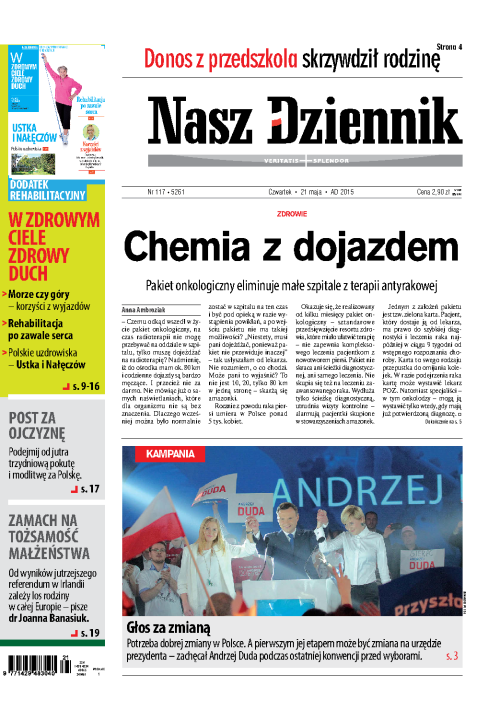 Nasz Dziennik z dnia 21.05.2015 wydanie PDF