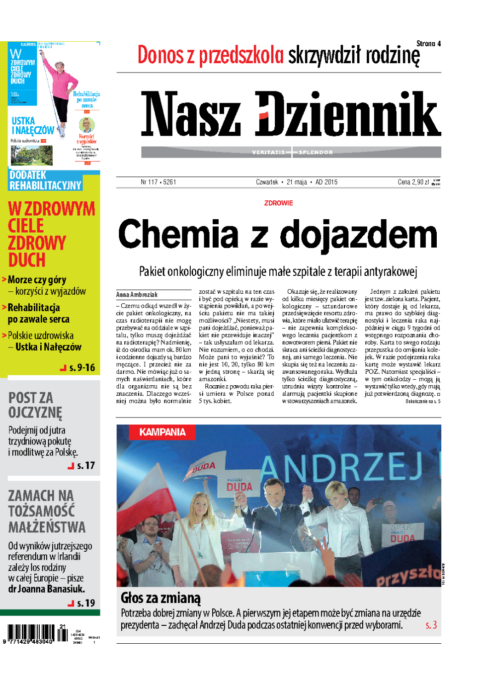 Nasz Dziennik z dnia 21.05.2015 wydanie PDF