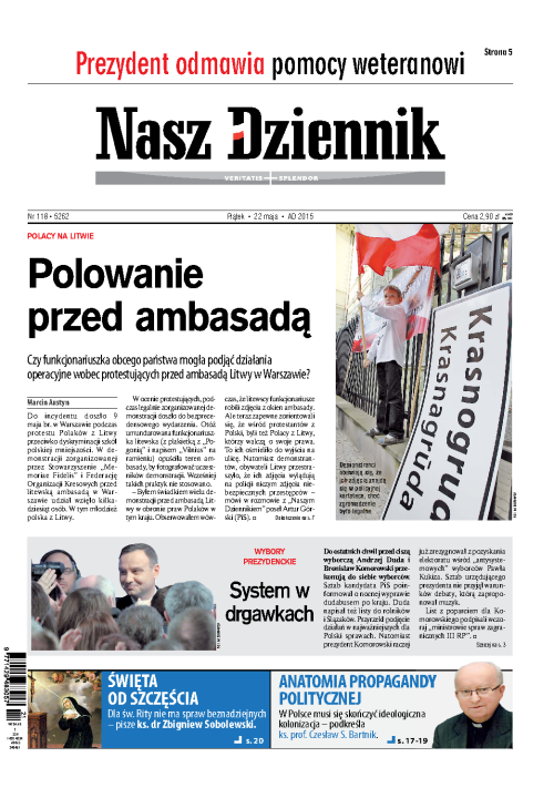 Nasz Dziennik z dnia 22.05.2015 wydanie PDF