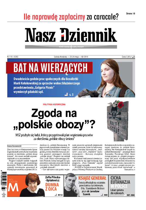 Nasz Dziennik z dnia 23.05.2015 wydanie PDF
