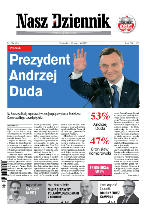 Nasz Dziennik z dnia 25.05.2015 wydanie PDF