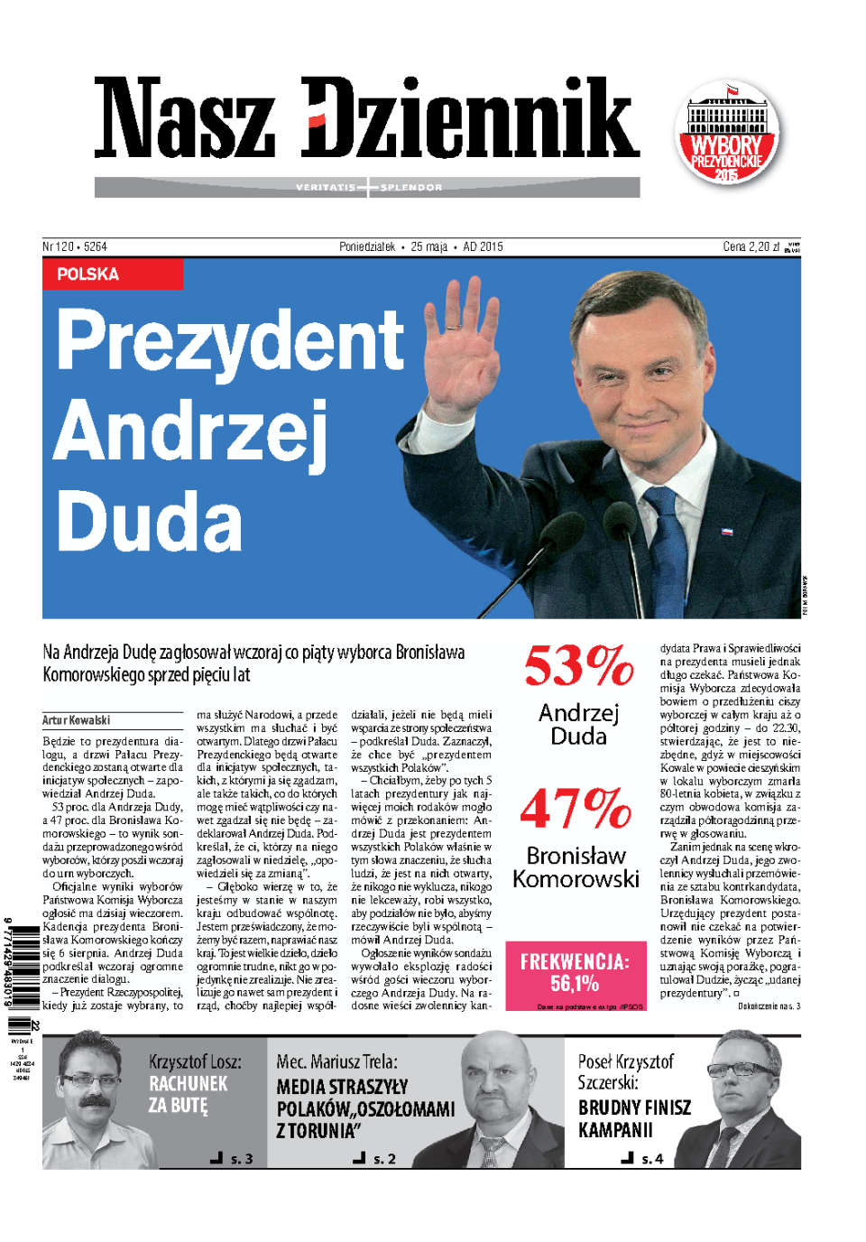 Nasz Dziennik z dnia 25.05.2015 wydanie PDF