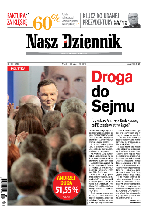 Nasz Dziennik z dnia 26.05.2015 wydanie PDF