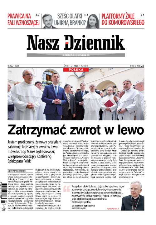 Nasz Dziennik z dnia 27.05.2015 wydanie PDF