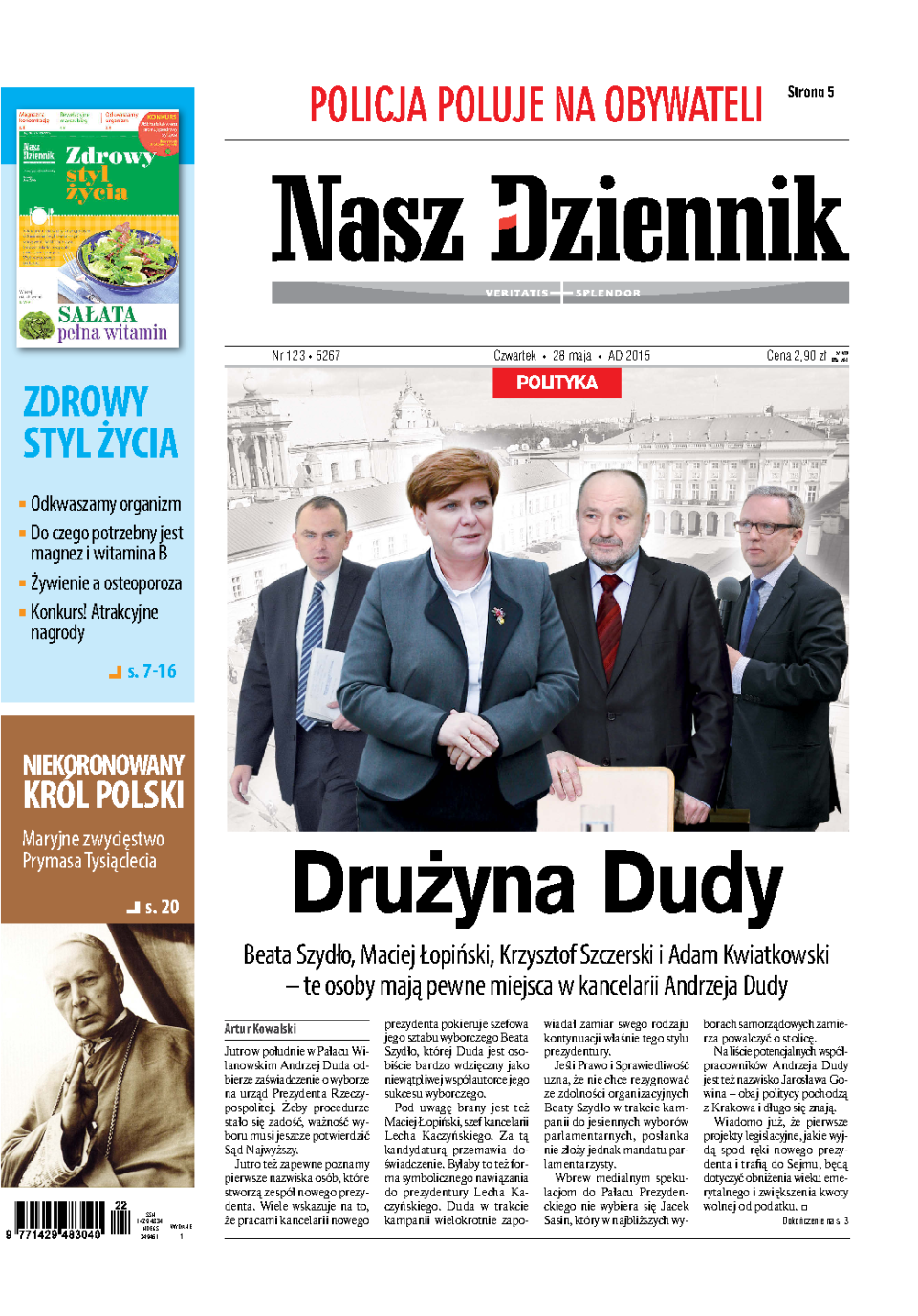 Nasz Dziennik z dnia 28.05.2015 wydanie PDF