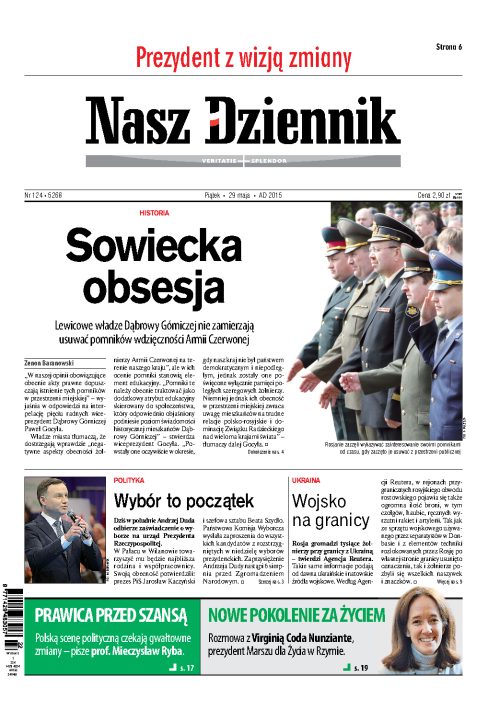 Nasz Dziennik z dnia 29.05.2015 wydanie PDF