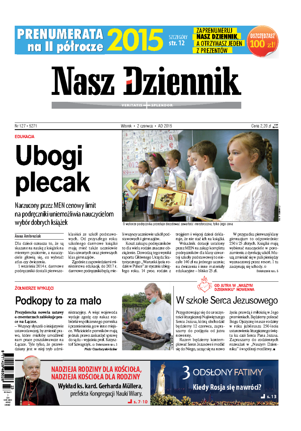 Nasz Dziennik z dnia 02.06.2015 wydanie PDF
