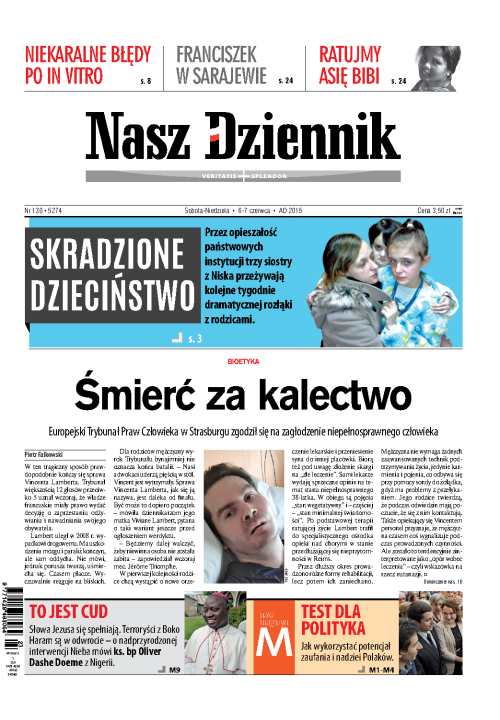 Nasz Dziennik z dnia 06.06.2015 wydanie PDF