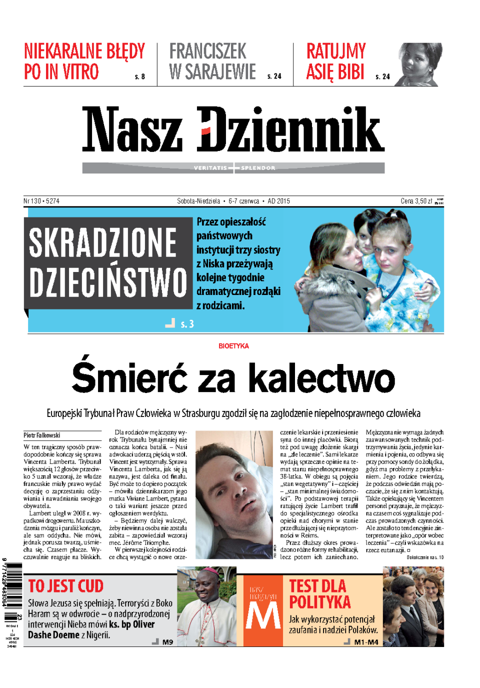Nasz Dziennik z dnia 06.06.2015 wydanie PDF