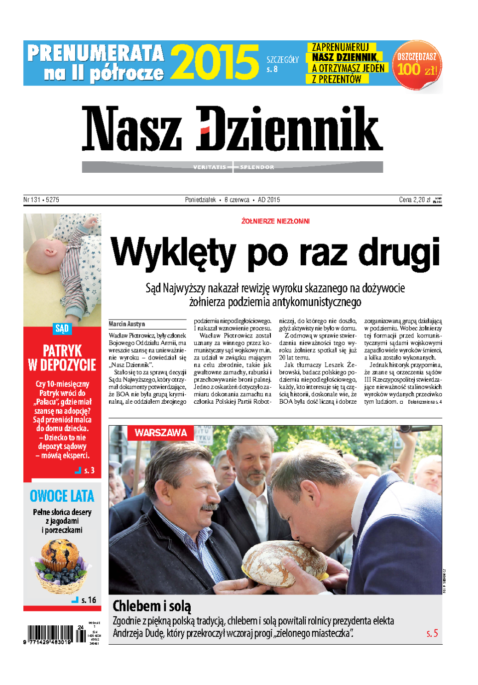 Nasz Dziennik z dnia 08.06.2015 wydanie PDF