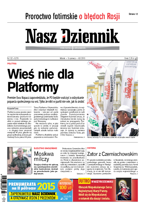 Nasz Dziennik z dnia 09.06.2015 wydanie PDF