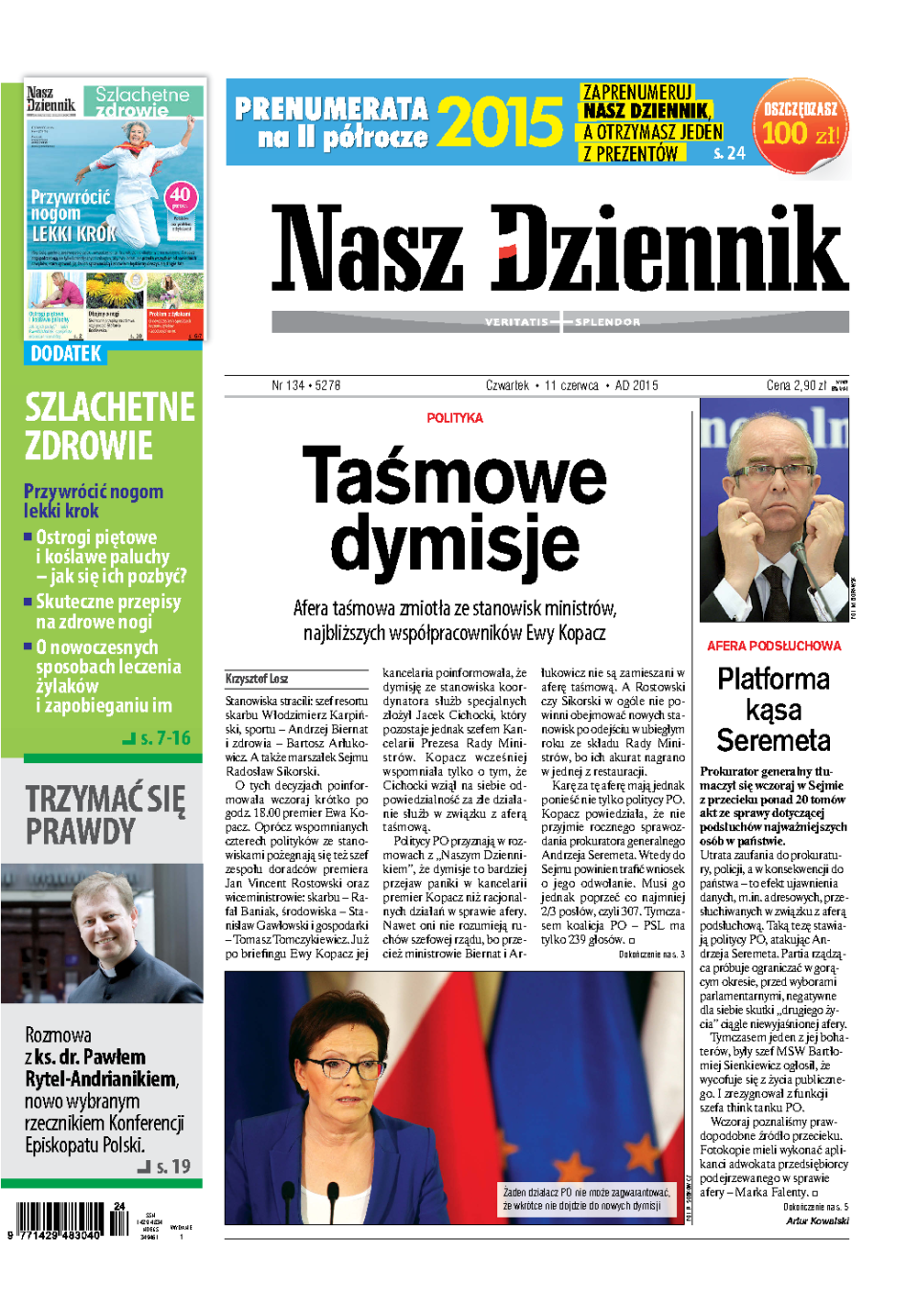 Nasz Dziennik z dnia 11.06.2015 wydanie PDF