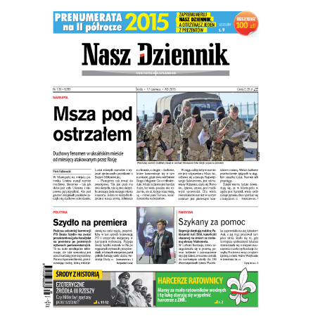 Nasz Dziennik z dnia 17.06.2015 wydanie PDF