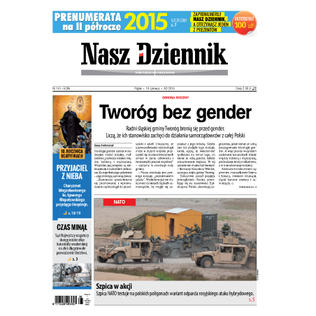 Nasz Dziennik z dnia 19.06.2015 wydanie PDF