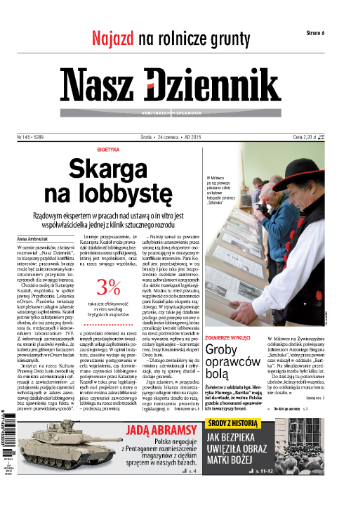 Nasz Dziennik z dnia 24.06.2015 wydanie PDF
