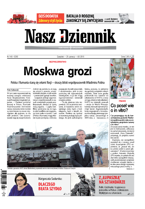 Nasz Dziennik z dnia 25.06.2015 wydanie PDF
