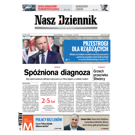 Nasz Dziennik z dnia 27.06.2015 wydanie PDF