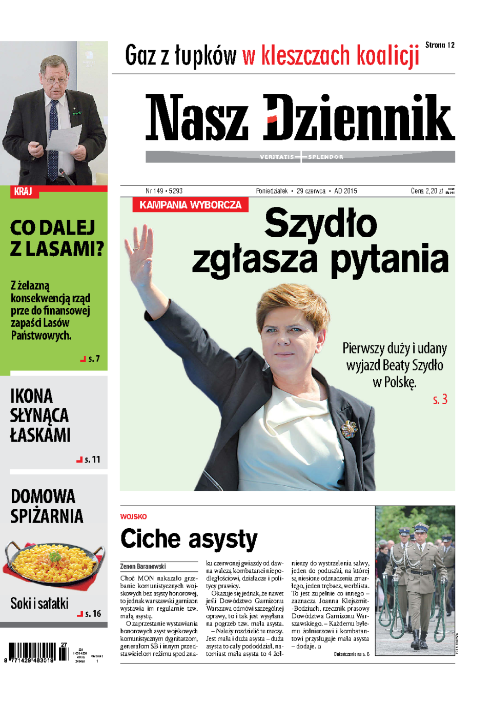 Nasz Dziennik z dnia 29.06.2015 wydanie PDF