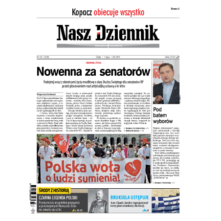Nasz Dziennik z dnia 01.07.2015 wydanie PDF