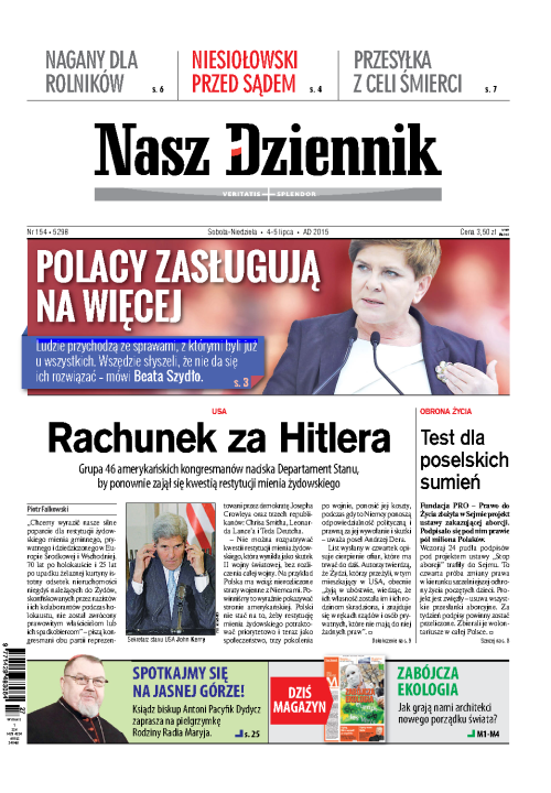 Nasz Dziennik z dnia 04.07.2015 wydanie PDF