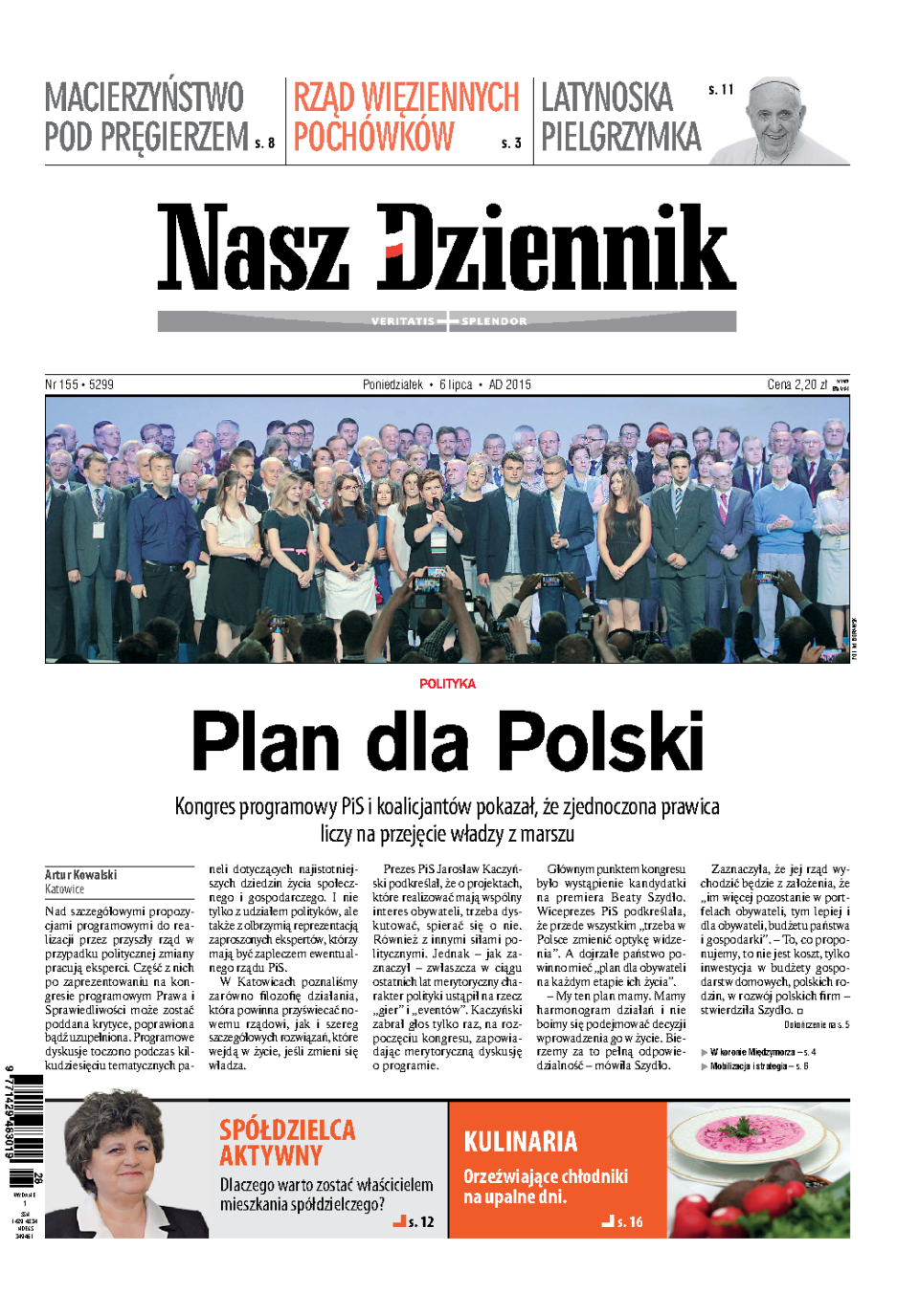Nasz Dziennik z dnia 06.07.2015 wydanie PDF