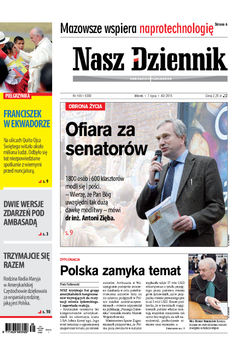 Nasz Dziennik z dnia 07.07.2015 wydanie PDF