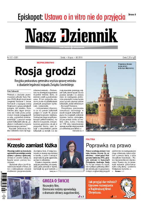 Nasz Dziennik z dnia 08.07.2015 wydanie PDF
