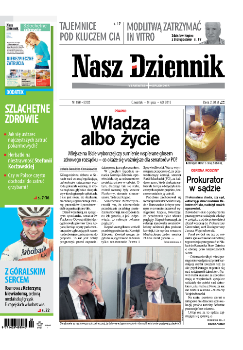 Nasz Dziennik z dnia 09.07.2015 wydanie PDF