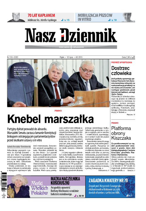 Nasz Dziennik z dnia 10.07.2015 wydanie PDF
