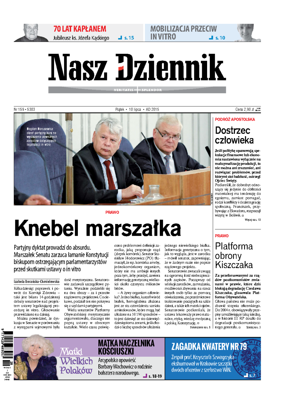 Nasz Dziennik z dnia 10.07.2015 wydanie PDF
