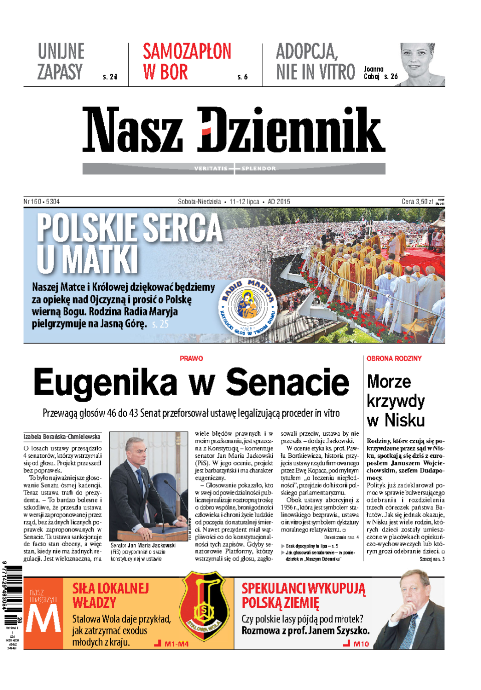 Nasz Dziennik z dnia 11.07.2015 wydanie PDF