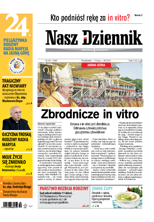 Nasz Dziennik z dnia 13.07.2015 wydanie PDF