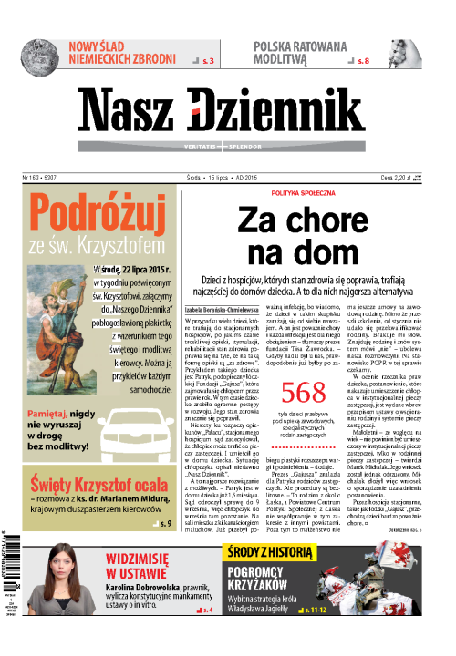 Nasz Dziennik z dnia 15.07.2015 wydanie PDF