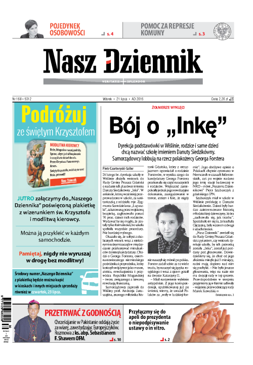 Nasz Dziennik z dnia 21.07.2015 wydanie PDF