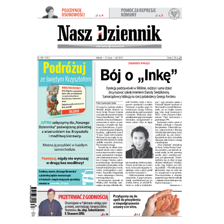 Nasz Dziennik z dnia 21.07.2015 wydanie PDF