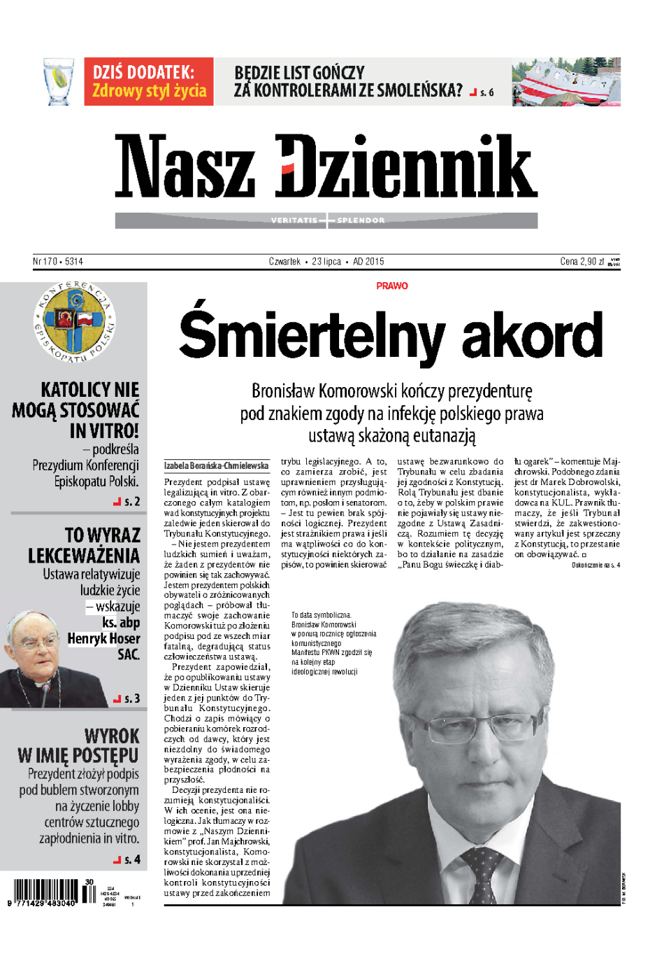 Nasz Dziennik z dnia 23.07.2015 wydanie PDF