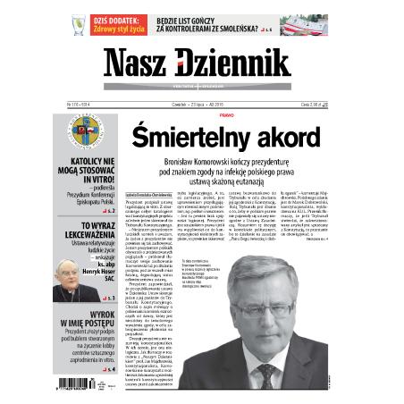 Nasz Dziennik z dnia 23.07.2015 wydanie PDF