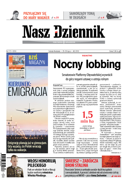 Nasz Dziennik z dnia 25.07.2015 wydanie PDF