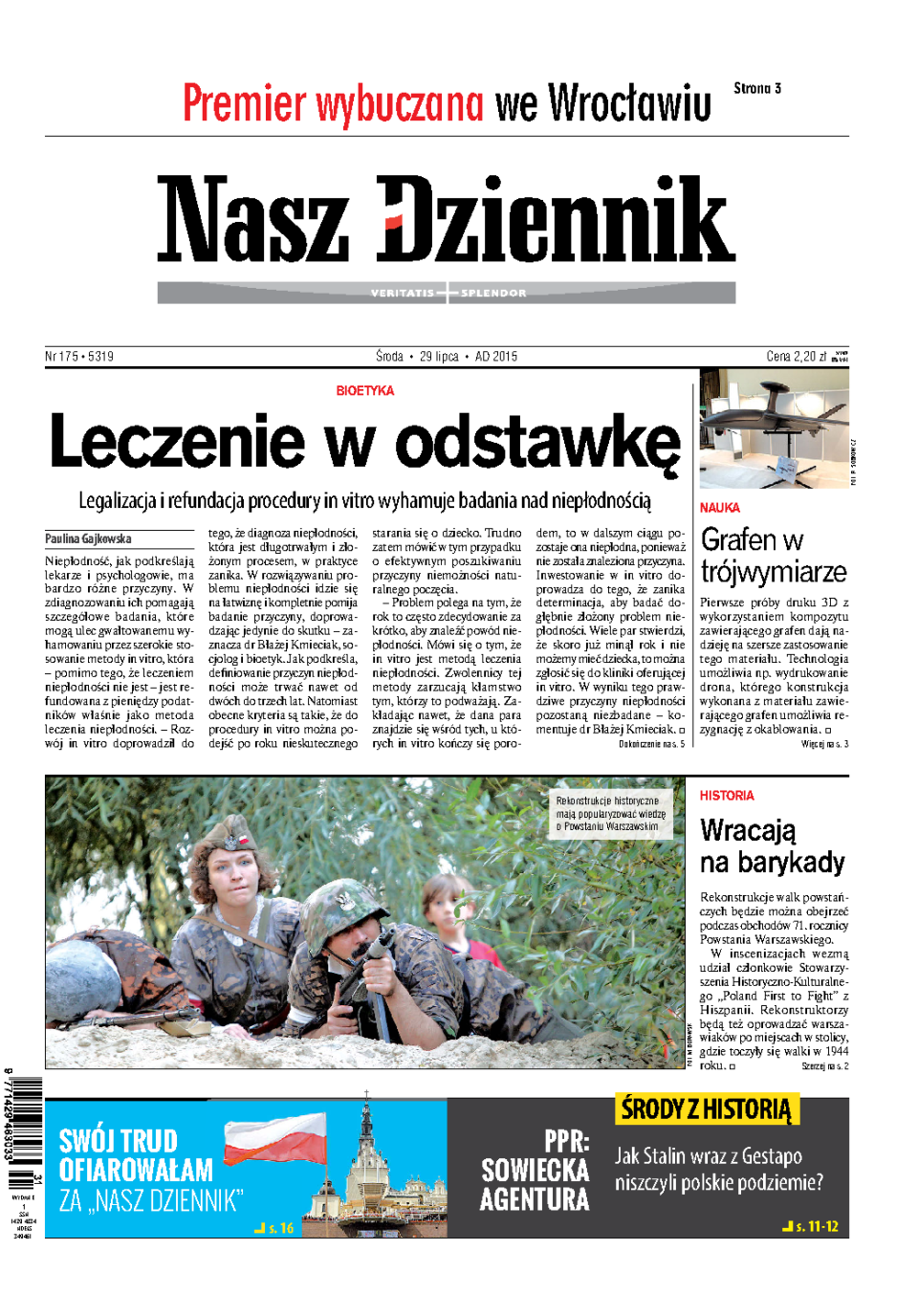 Nasz Dziennik z dnia 29.07.2015 wydanie PDF