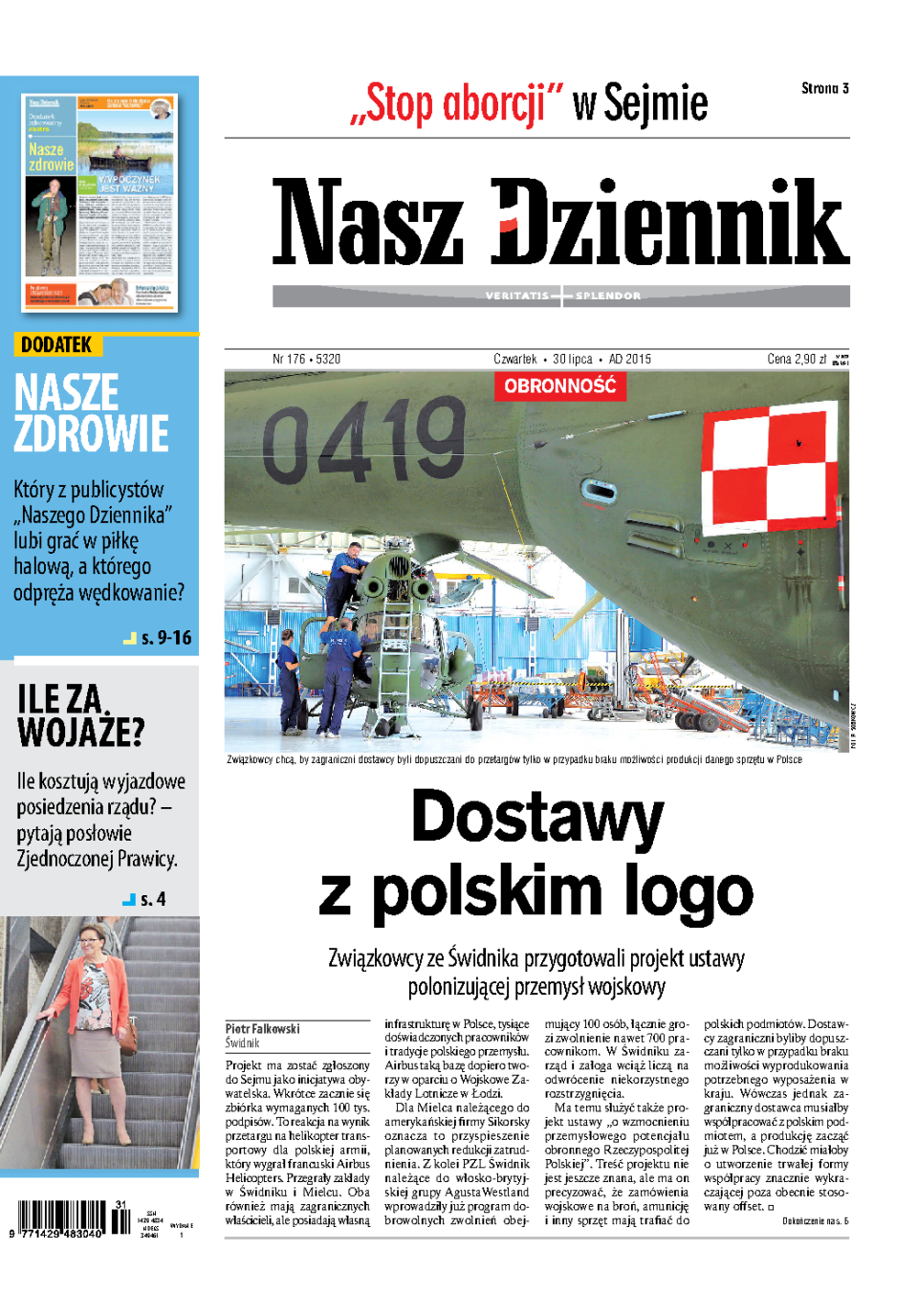 Nasz Dziennik z dnia 30.07.2015 wydanie PDF