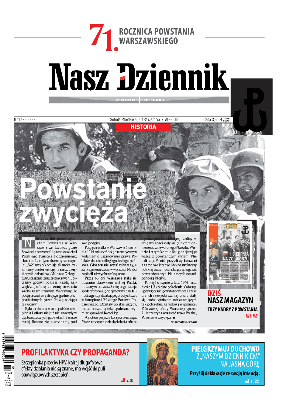 Nasz Dziennik z dnia 01.08.2015 wydanie PDF